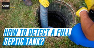 How to detect a full septic tank?